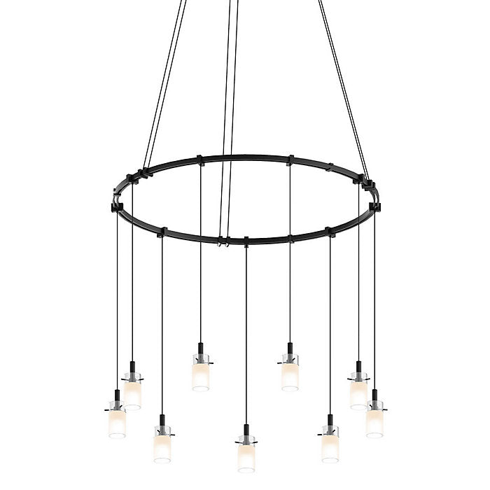 Suspenders 24-Inch LED Single Ring Chandelier