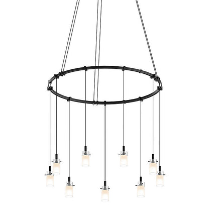 Suspenders 24-Inch LED Single Ring Chandelier