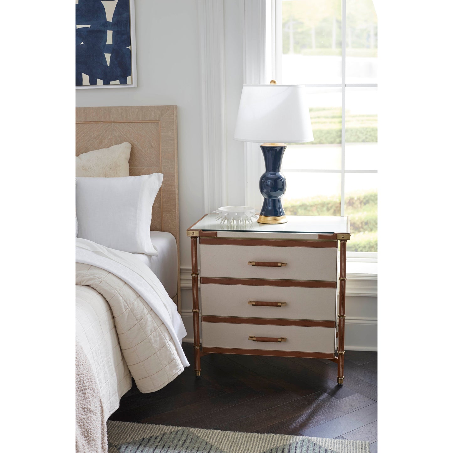 Villa & House Toulon 3-Drawer Side Table