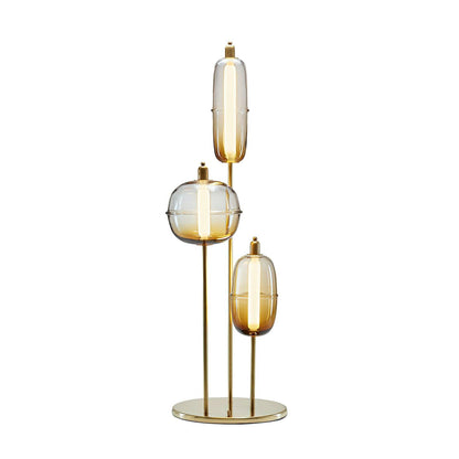 Sanfu Floor Lamp Dia 17.7″ x H 68″ / Dia 45cm x H 173cm / Amber / US Plug Floor lamp