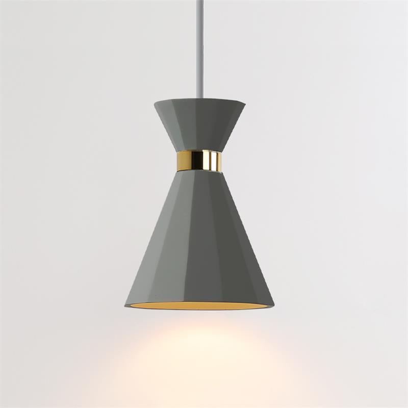 Sash Cement Pendant Light Dia 8.7″ x H 10.6″ / Dia 22cm x H 27cm / Grey + Gold Pendant light