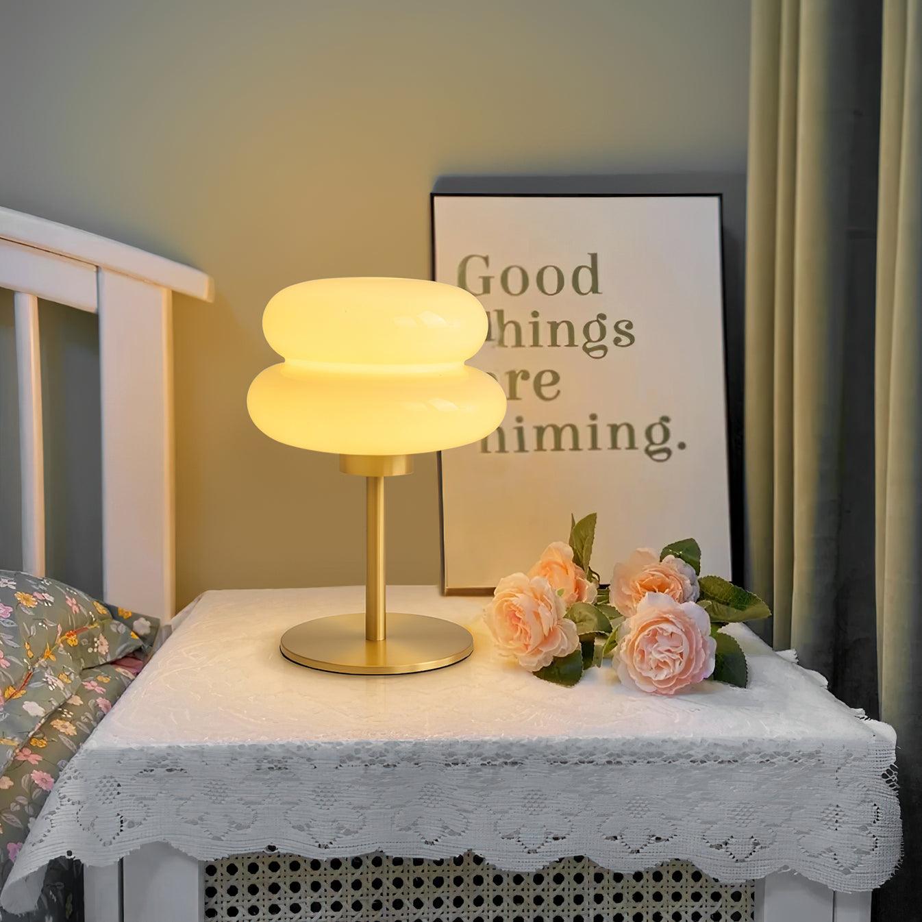 Saturn Glide Glass Table Lamp Table lamp