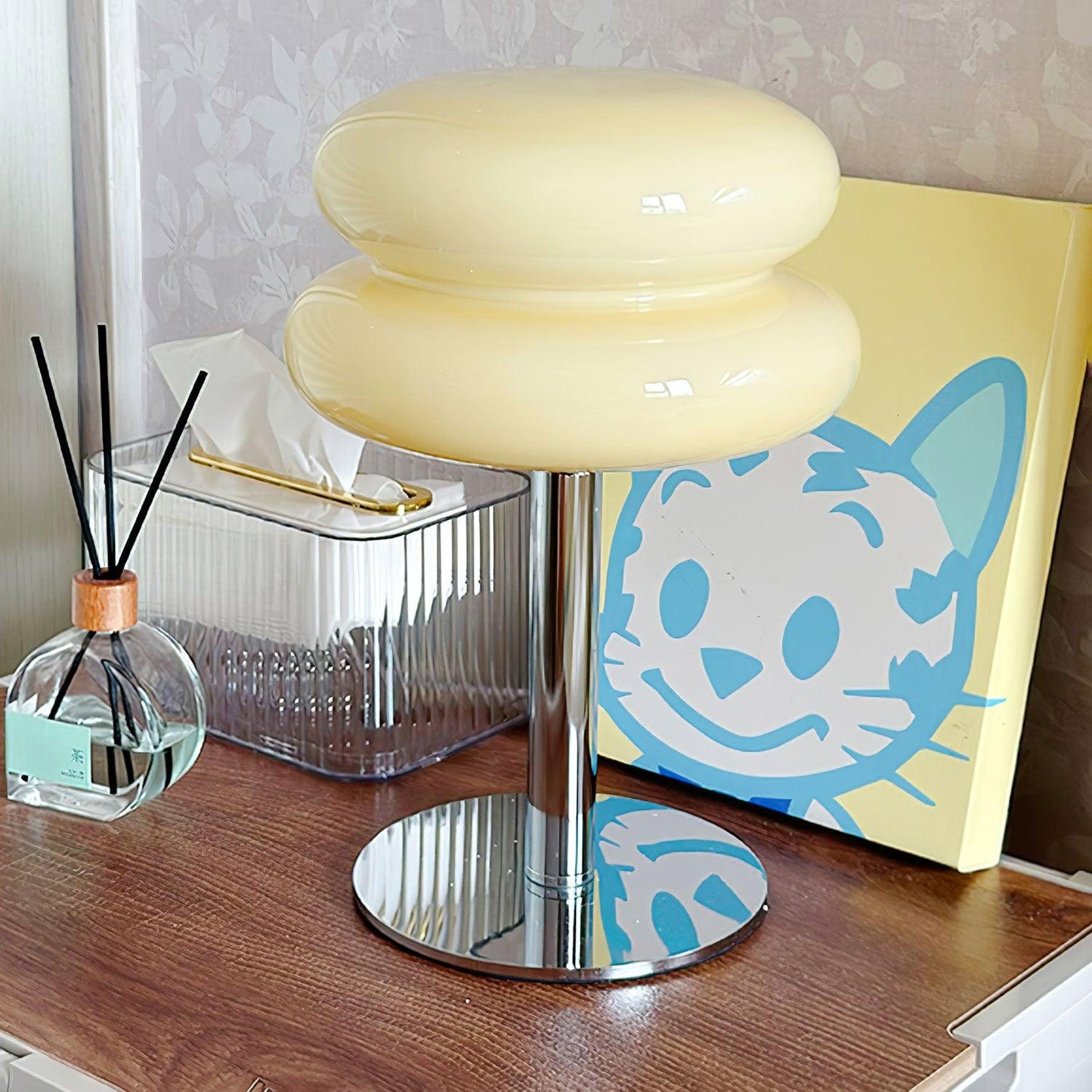 Saturn Glide Glass Table Lamp Table lamp