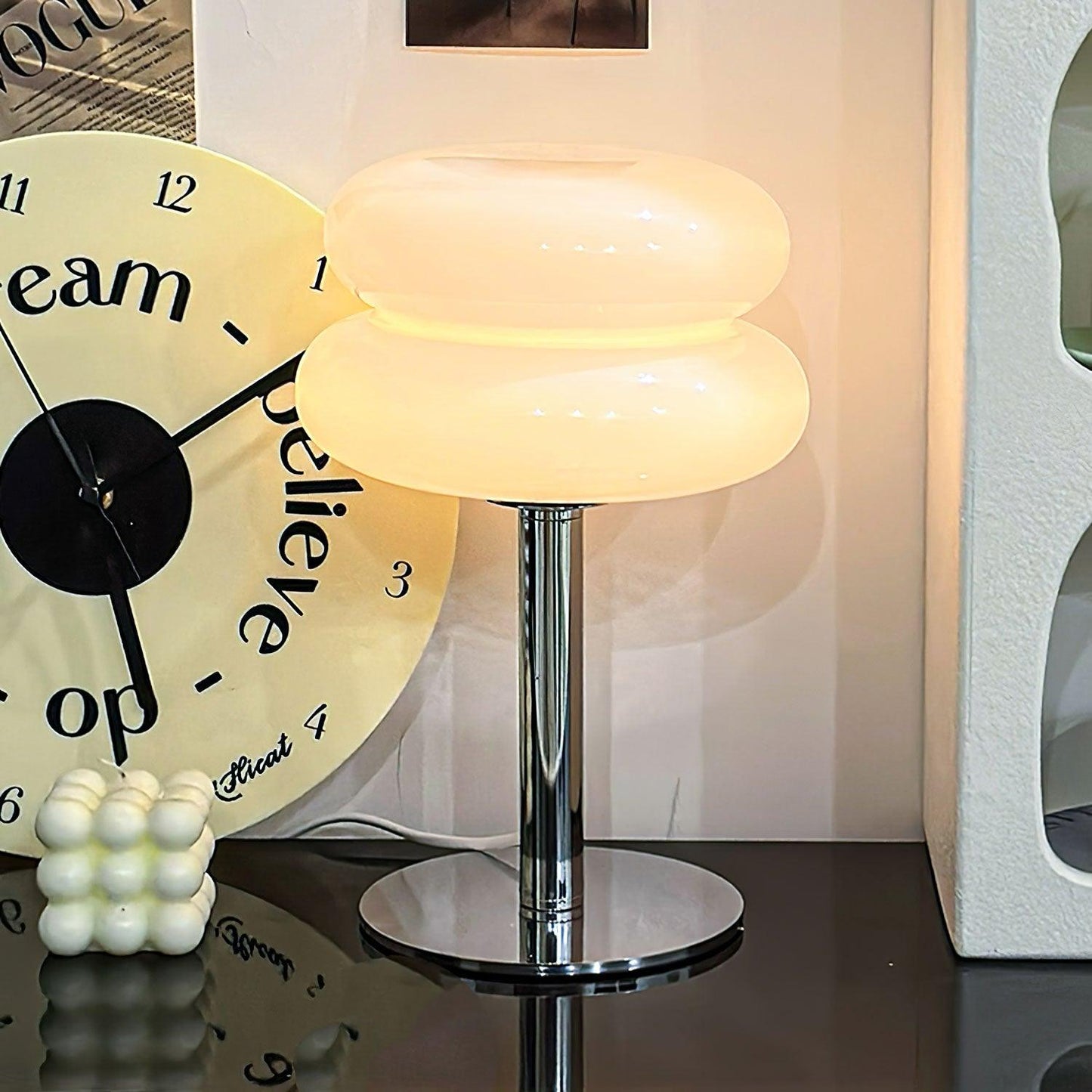 Saturn Glide Glass Table Lamp Table lamp