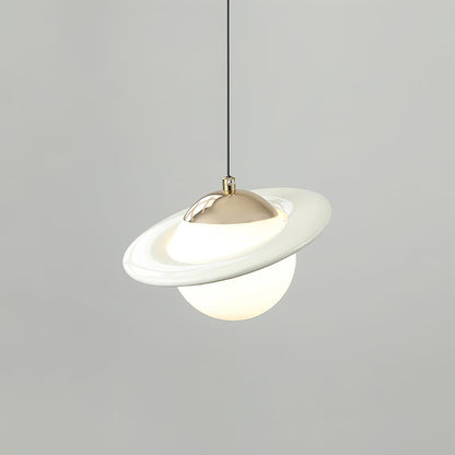 Saturn Planet Pendant Lamp Dia 7.8″ x H 7.8″ / Dia 20cm x H 20cm / White / Warm White Pendant light