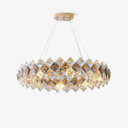 Scale Crystal Round Chandelier Chandelier