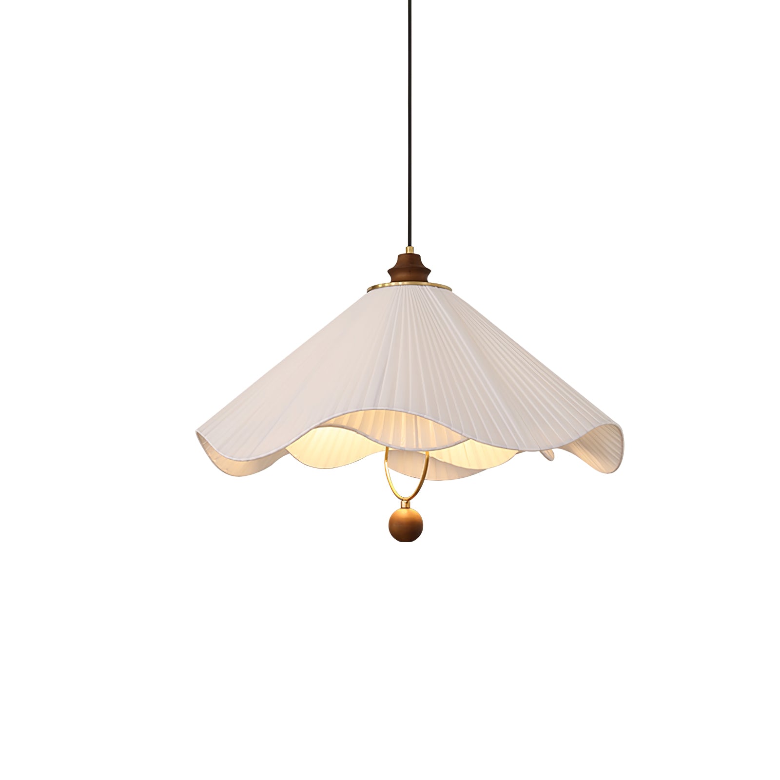 Scallop Edge Pendant Light ? 15.7″ x H 7.1″ / White Pendant light
