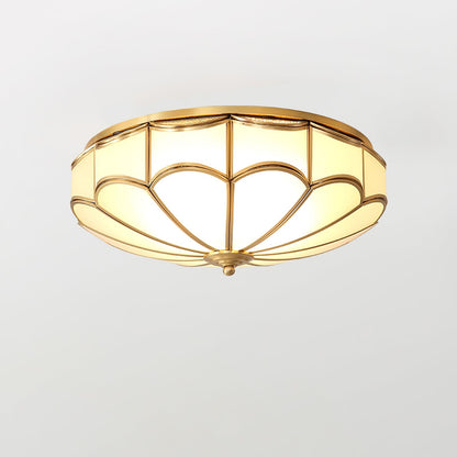 Scalloped Flush Ceiling Light Ceiling lamp