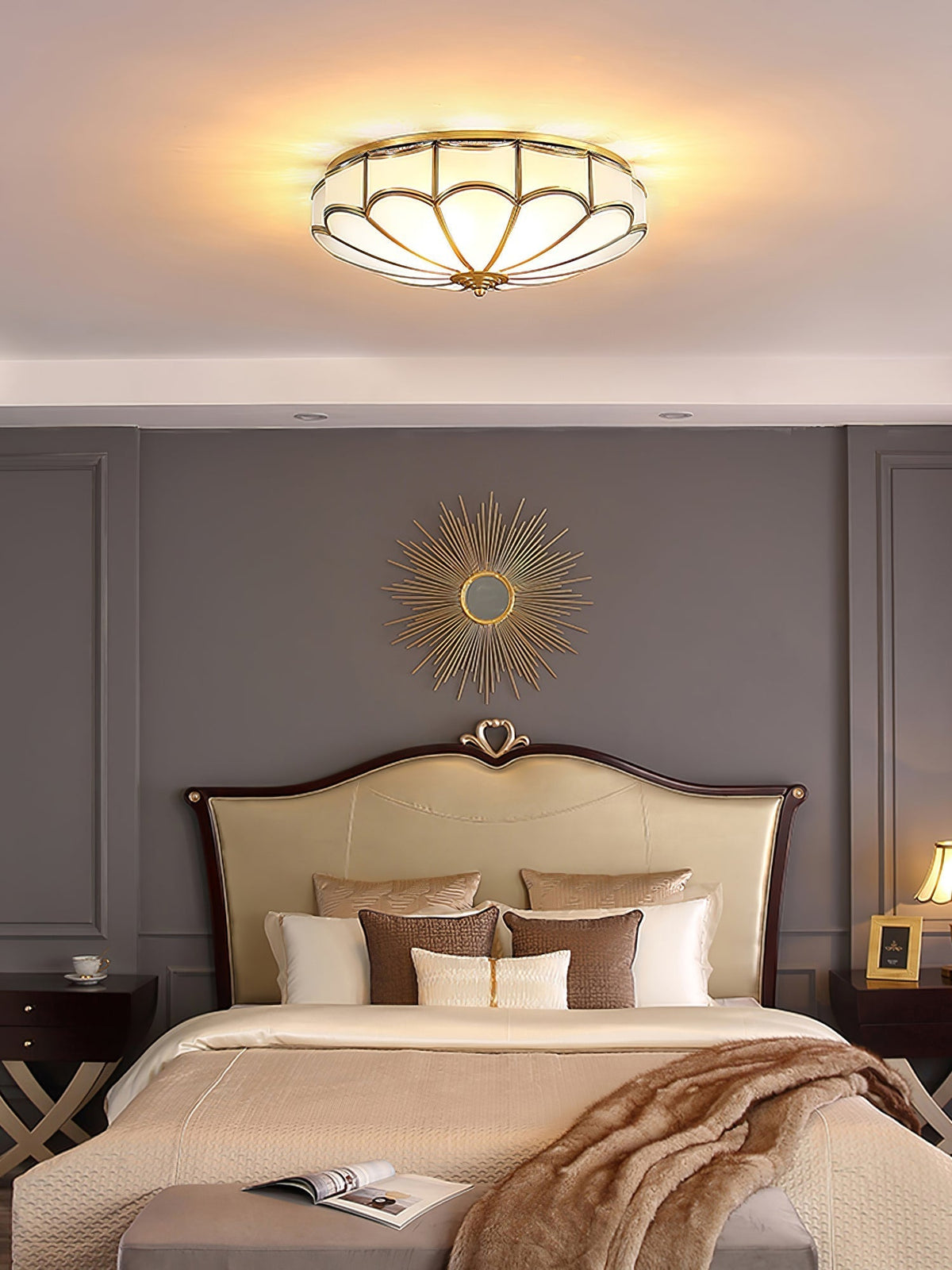 Scalloped Flush Ceiling Light Ceiling lamp
