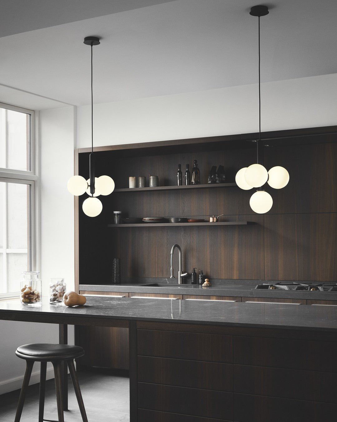 Scandiluxe Brass Pendant Swag Light Pendant light