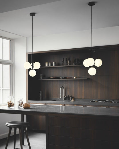 Scandiluxe Brass Pendant Swag Light Pendant light