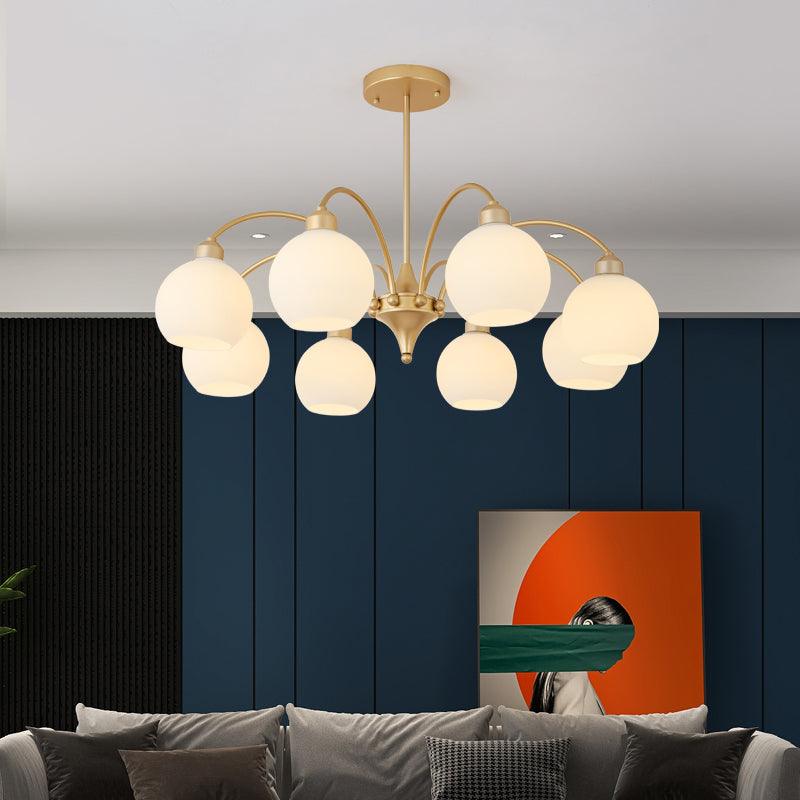 Sculptural Glass Chandelier Chandelier