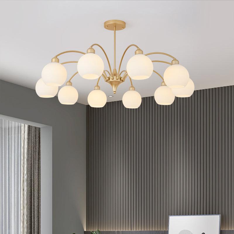 Sculptural Glass Chandelier Chandelier