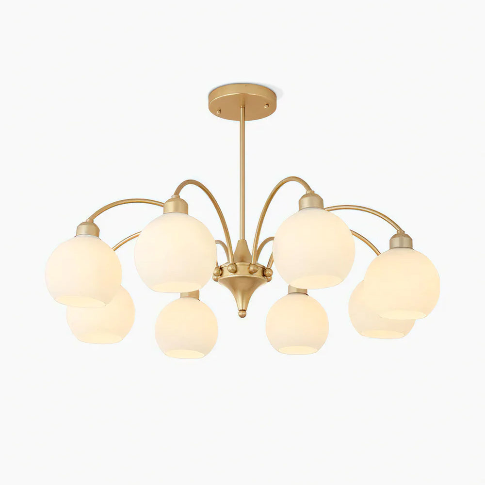Sculptural Glass Chandelier Chandelier