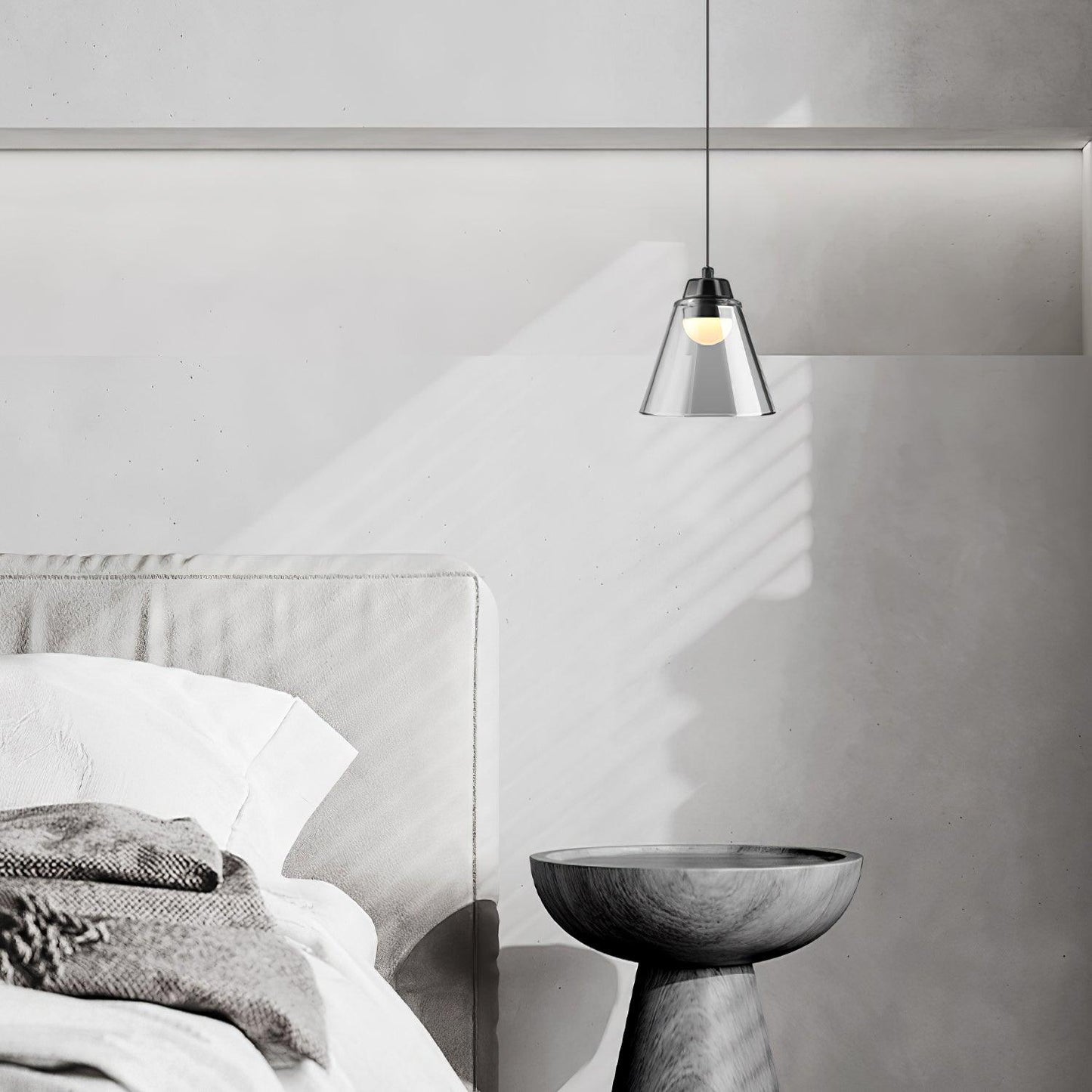Sculptural Glass Pendant Lamp Pendant light