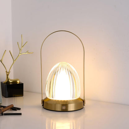 Seine Built-in Battery Table Lamp Dia 5.5″ x H 9.6″ / Dia 14cm x H 24.5cm / Gold / Touch Switch Table lamp