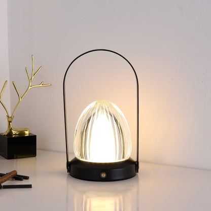 Seine Built-in Battery Table Lamp Dia 5.5″ x H 9.6″ / Dia 14cm x H 24.5cm / Black / Touch Switch Table lamp