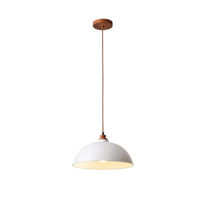 Arc Sphere Pendant Light ? 10.2″ x H 10.6″ / Dia 26cm x H 27cm / Woodgrain & White Pendant light