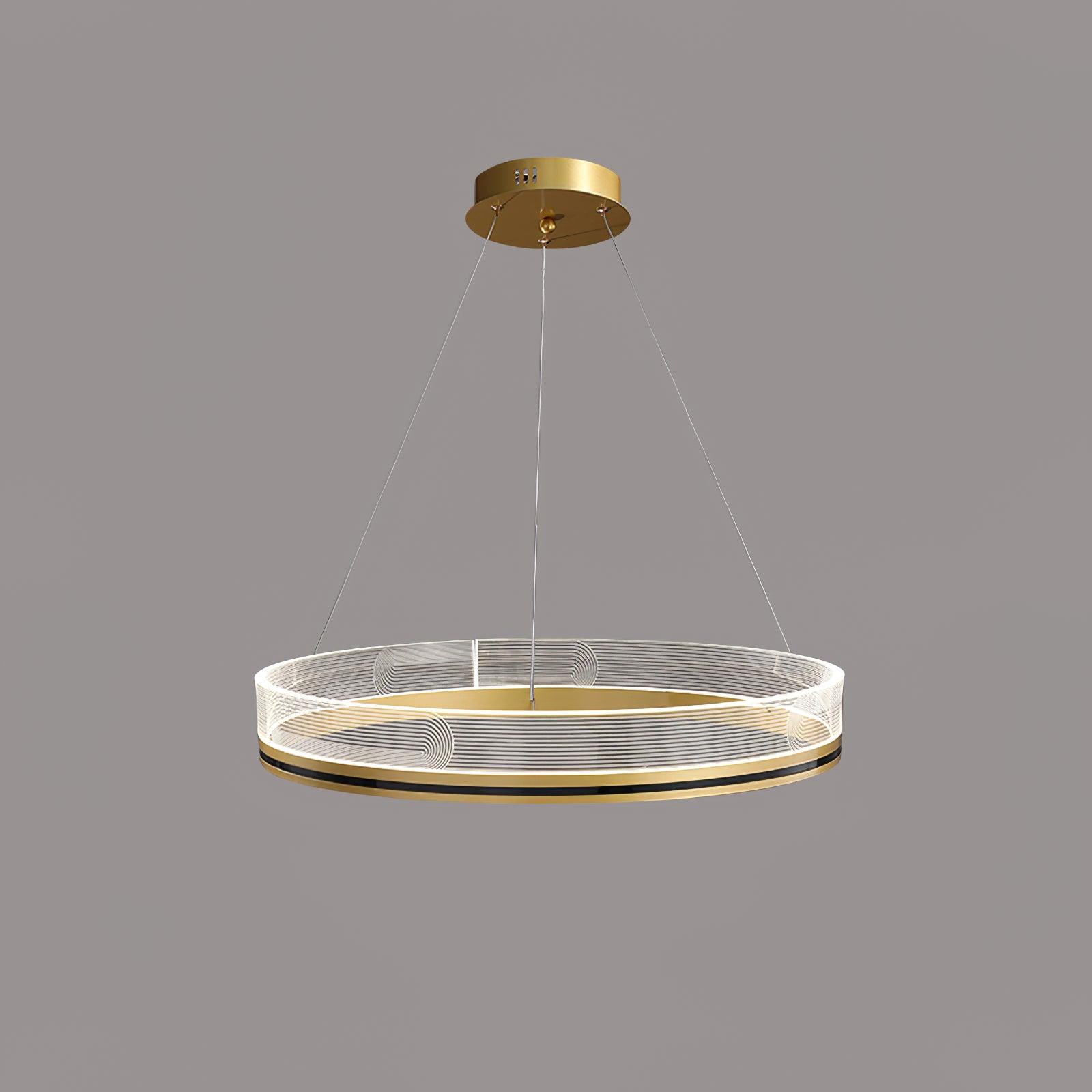 Sendra Chandelier ? 23.6″ x H 27.5″ / Dia 60cm x H 70cm / Gold / Warm White Chandelier