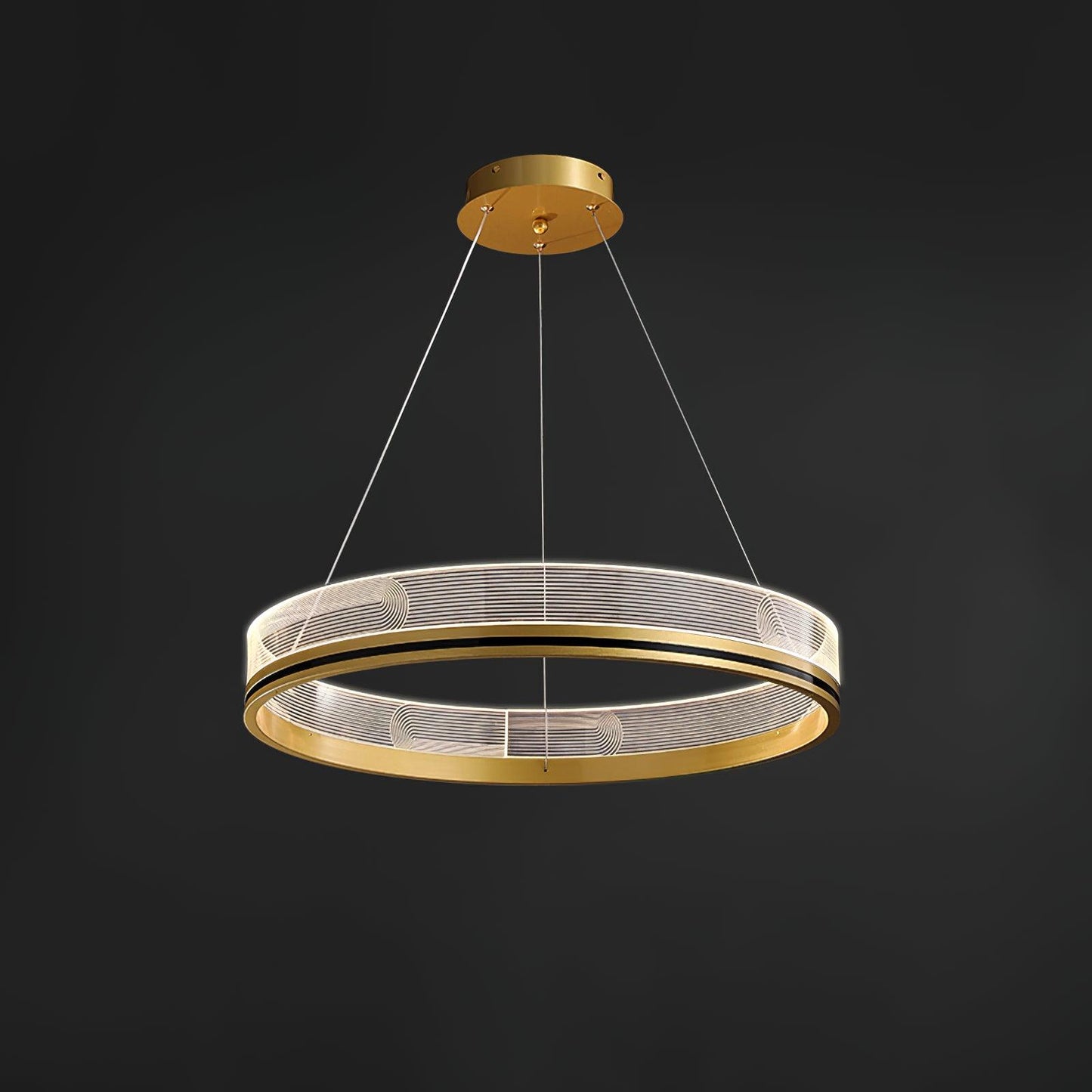 Sendra Chandelier ? 31.4″ x H 27.5″ / Dia 80cm x H 70cm / Gold / Warm White Chandelier