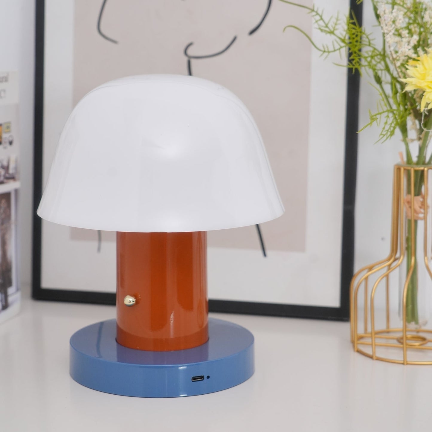 Mushroom Bliss Cordless Lamp Table lamp