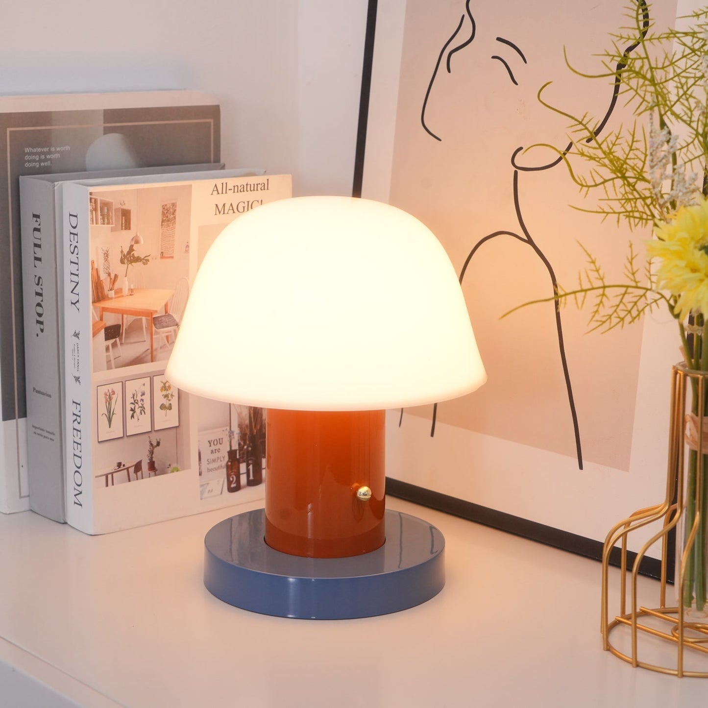 Mushroom Bliss Cordless Lamp Table lamp