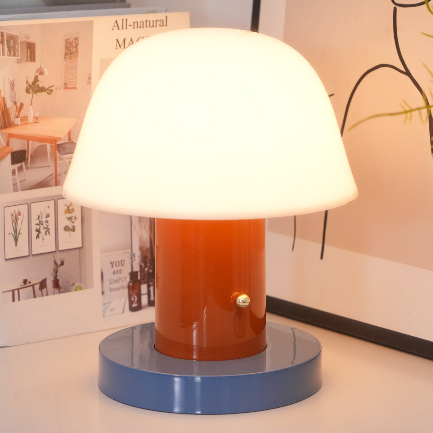 Mushroom Bliss Cordless Lamp Table lamp