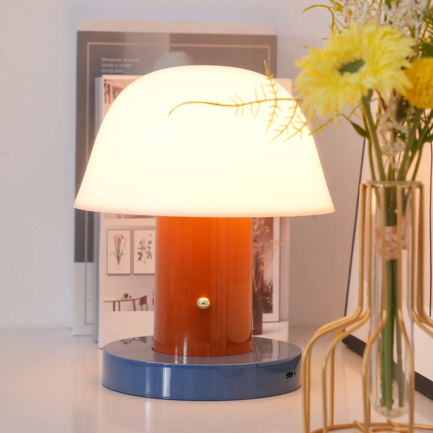 Mushroom Bliss Cordless Lamp Table lamp