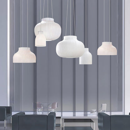 Serica Trio Silk Pendant Collection Pendant light