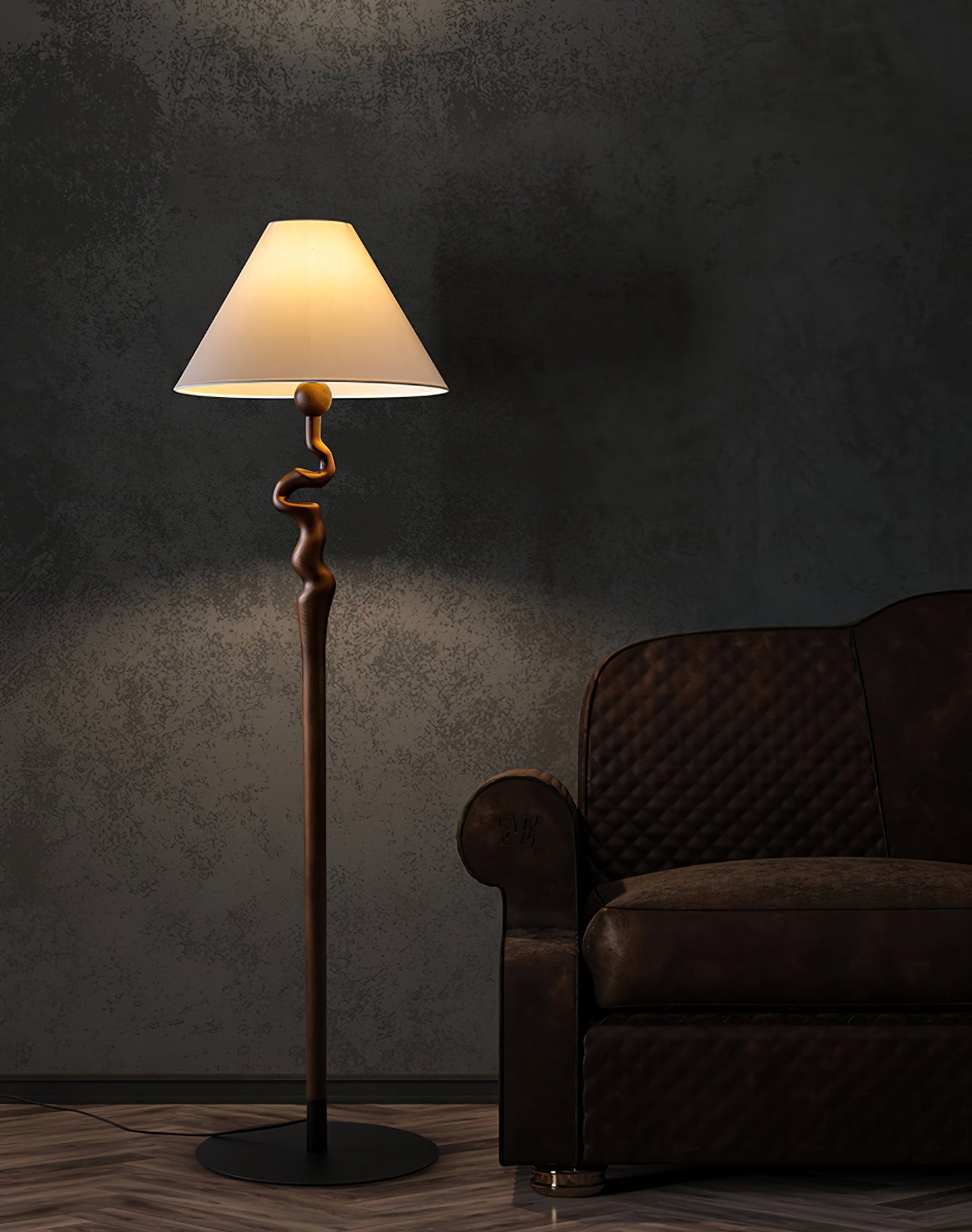 Serpentine Twist Floor Lamp Floor lamp