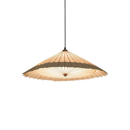 Shade Umbrella Pendant Lamp Model B Dia 23.6″ x H 10.2″ / Dia 60cm x H 26cm / Beige Pendant light