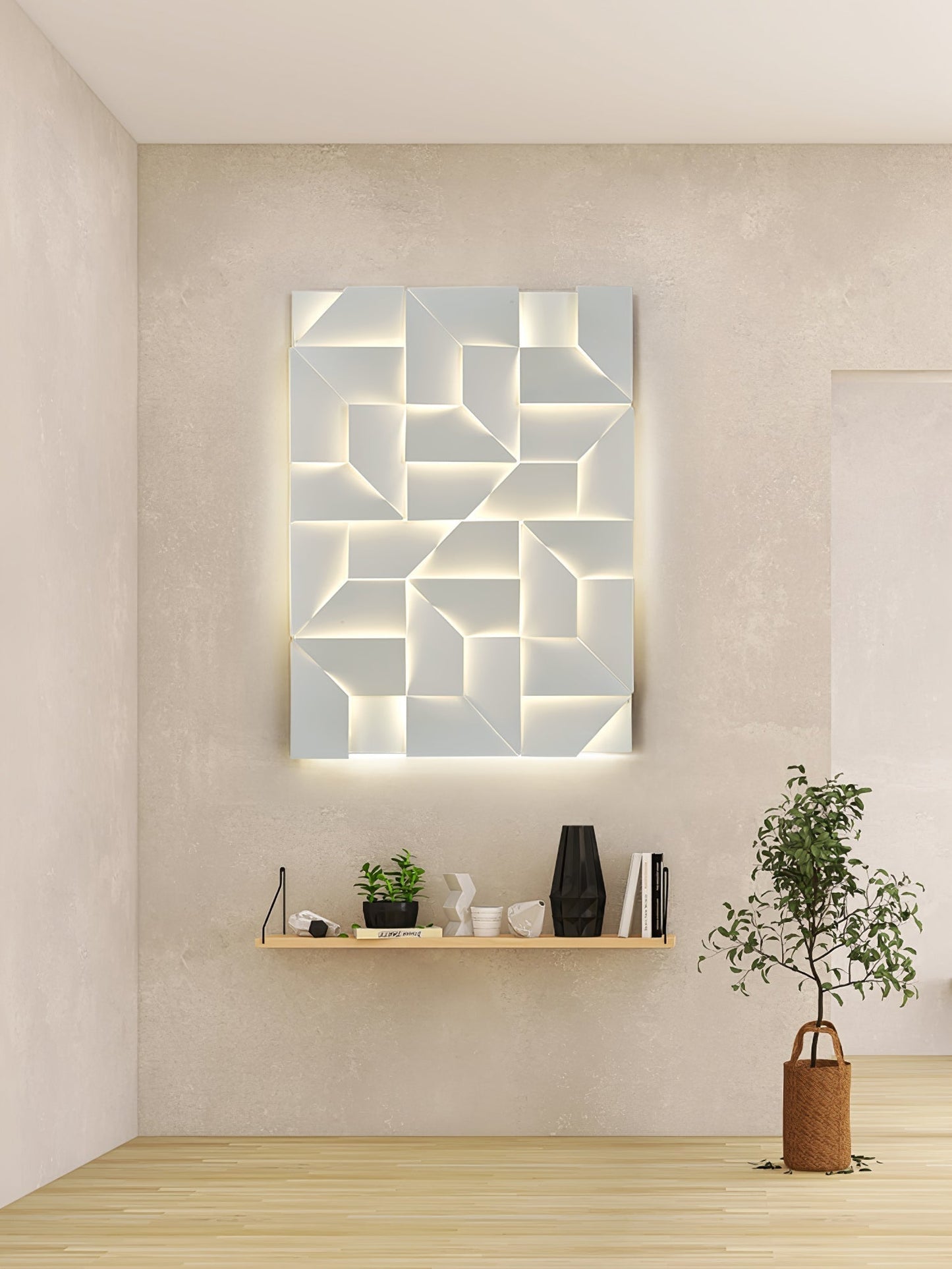 Shadows Rechargeable Grand Sconce Wall lamp