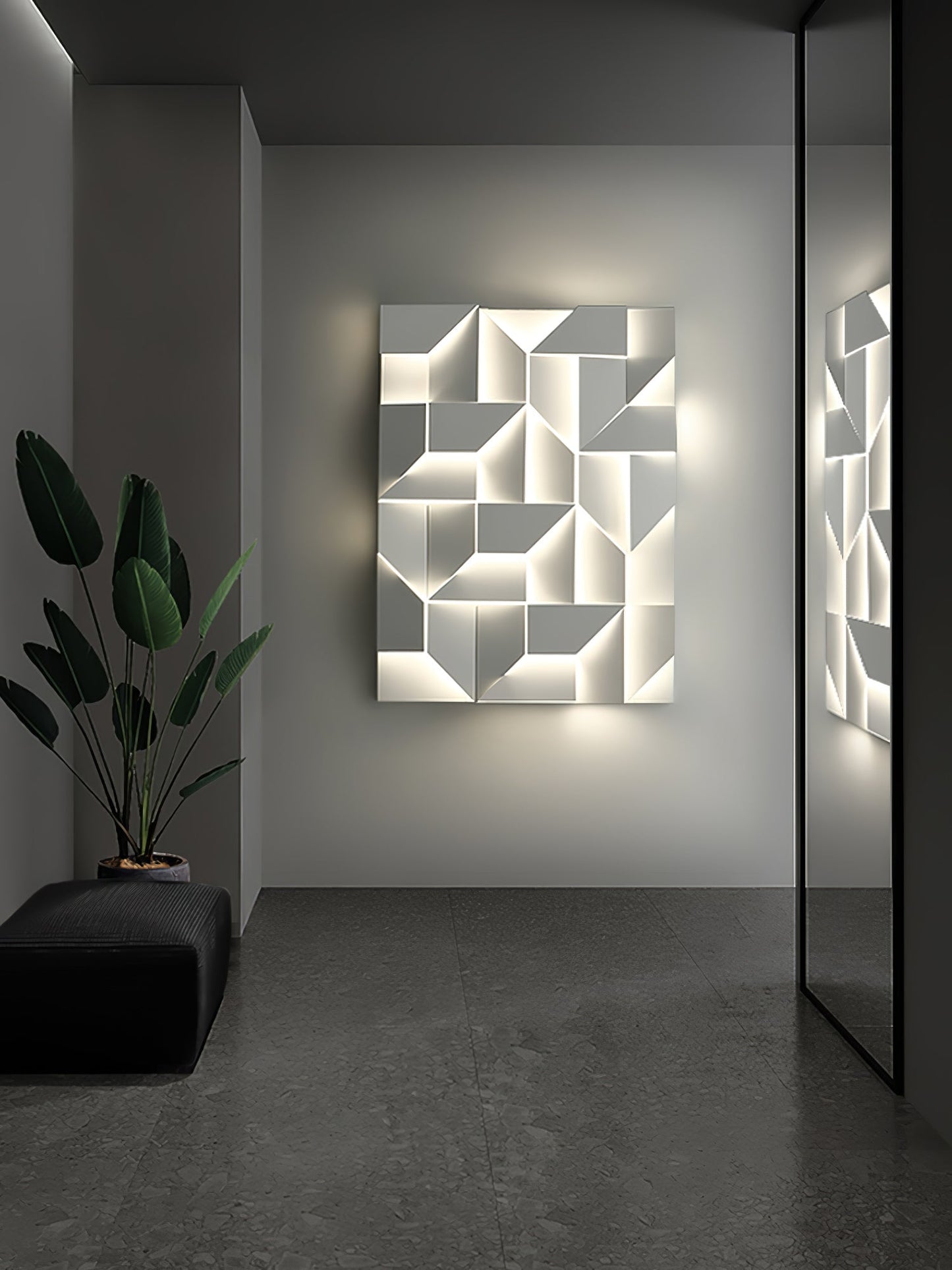 Shadows Rechargeable Grand Sconce Wall lamp