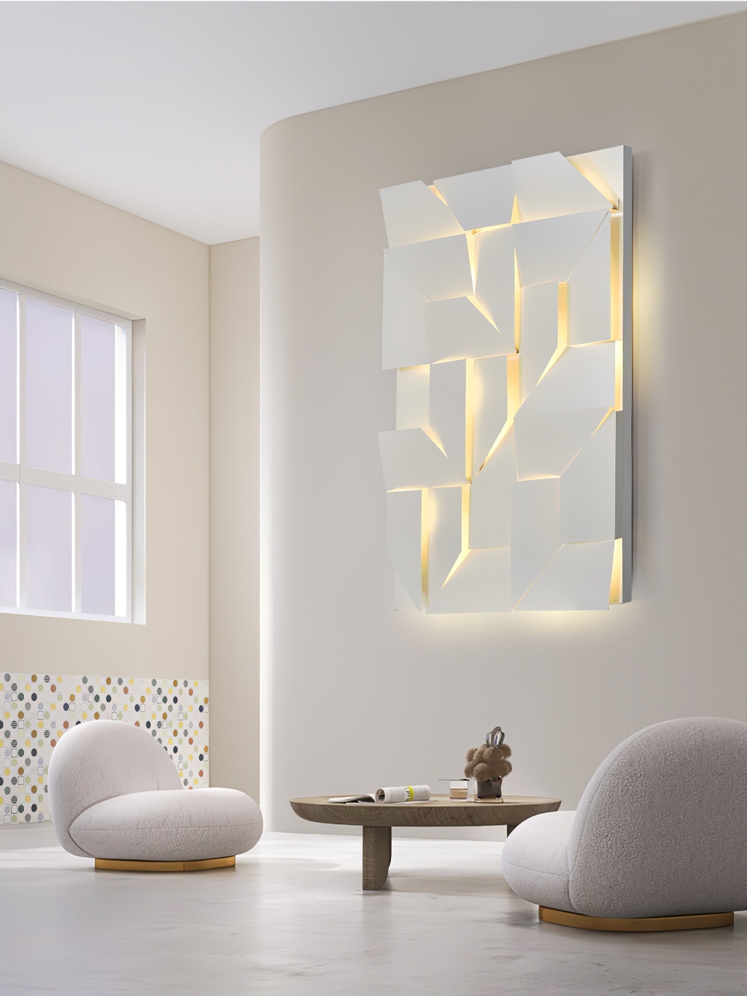 Shadows Rechargeable Grand Sconce Wall lamp