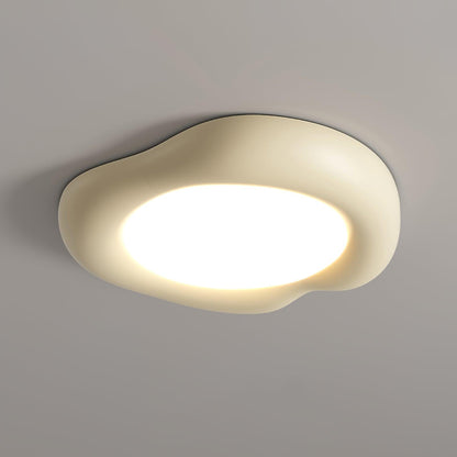 Shaped Apple Ceiling Lamp Dia 19.7″ x H 3.5″ / Dia 50cm x H 9cm / Beige / Three-color changing light Ceiling lamp