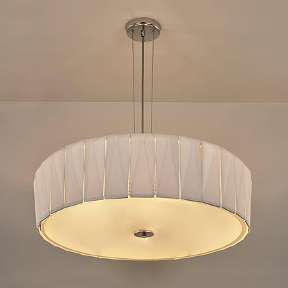 Shard Chandelier Dia 40.6″ x H 7.5″ / Dia 103cm x H 19cm / Chrome & White Pendant light