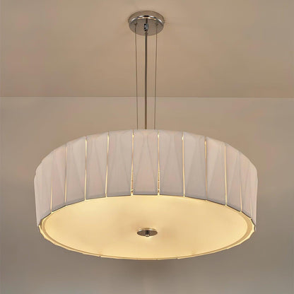 Shard Chandelier Dia 29.5″ x H 7.5″ / Dia 75cm x H 19cm / Chrome & White Pendant light