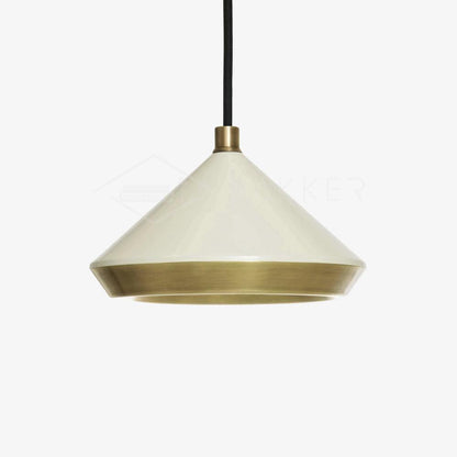 Shear Pendant Light ? 7.9″ x H 5″ / Dia 20cm x H 13cm / Copper plating & Matte White Pendant light