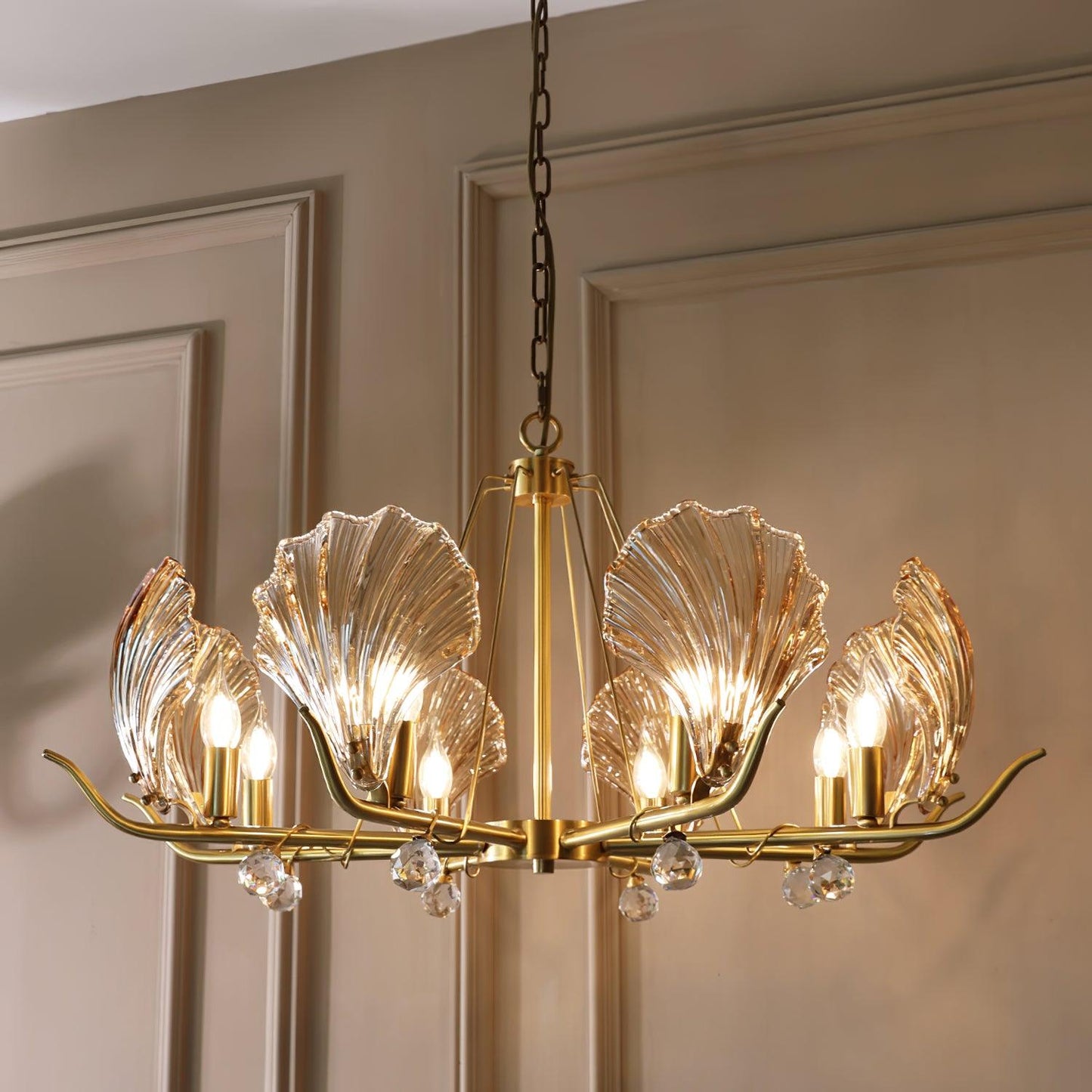 Shell Crystal Chandelier Chandelier