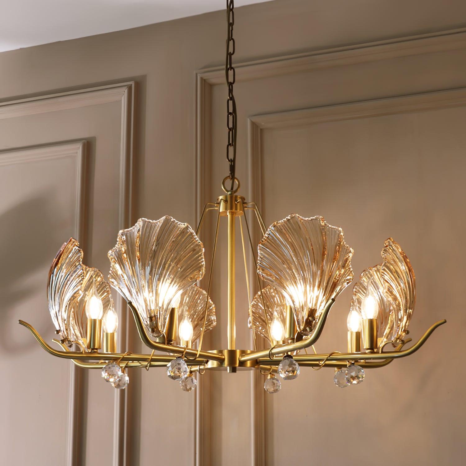 Shell Crystal Chandelier Chandelier