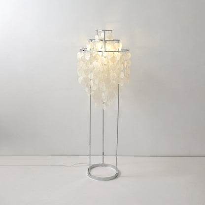 Shell Floor Lamp Dia 15.7″ x H 47.2″ / Chrome / US Plug Floor lamp