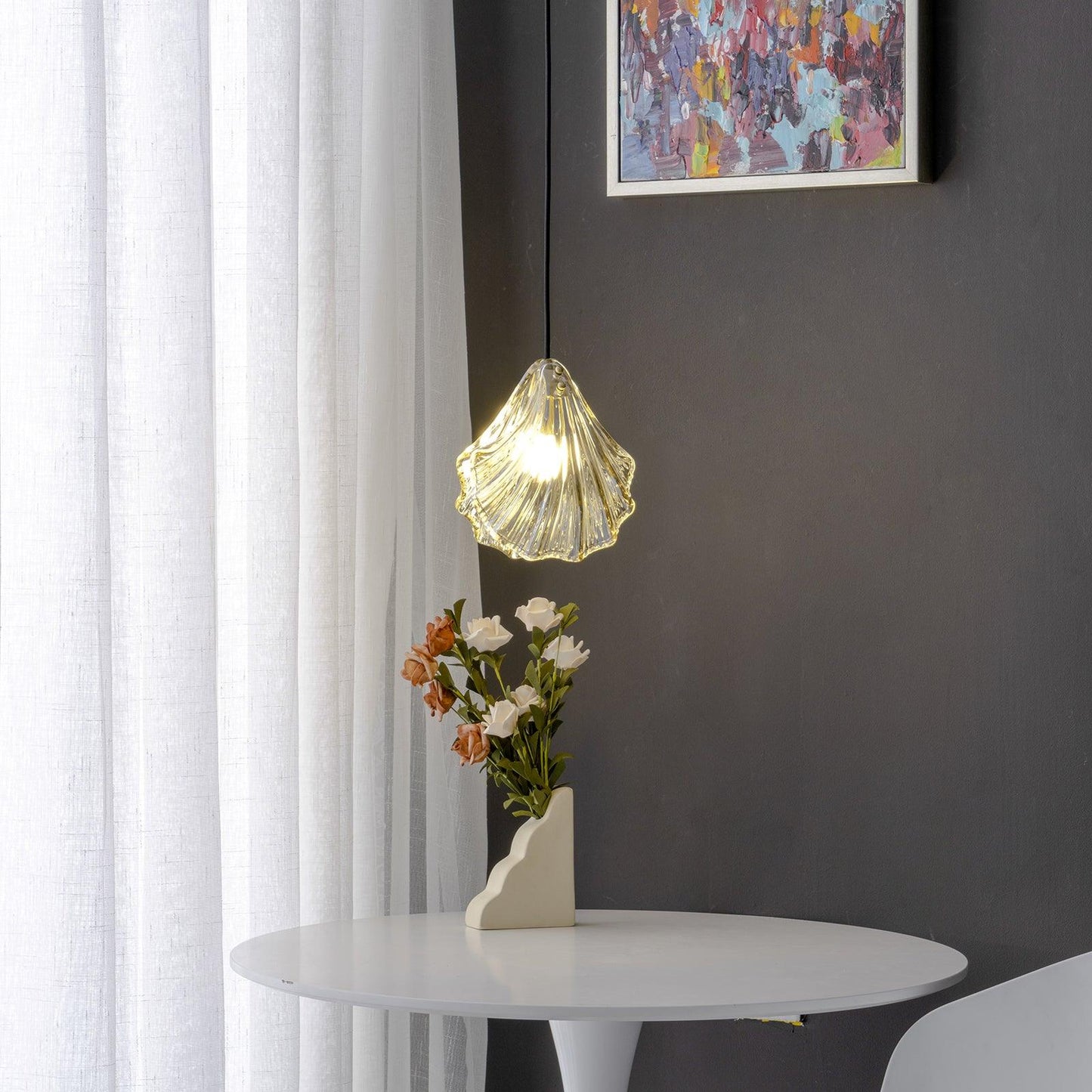 Shell Mini Pendant Swag Light Pendant light