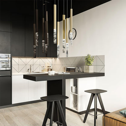 Shine Vertical Plumage Suspension Pendant light