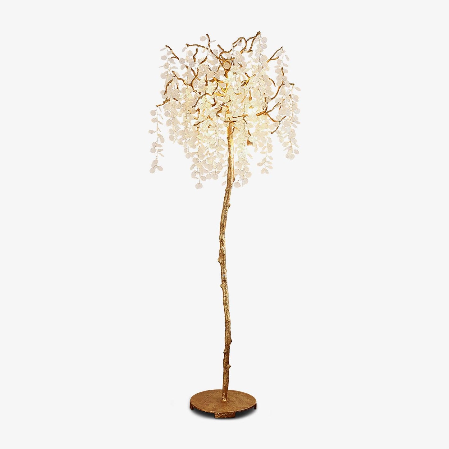 Shiro Noda Floor Light Dia 21.7″ x H 68.9″ / Dia 55cm x H 175cm / Brass & Frosted glass / US Plug Floor lamp