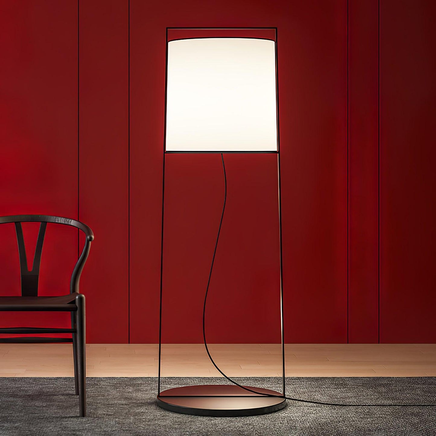 Silhouette Textile Floor Lamp Floor lamp