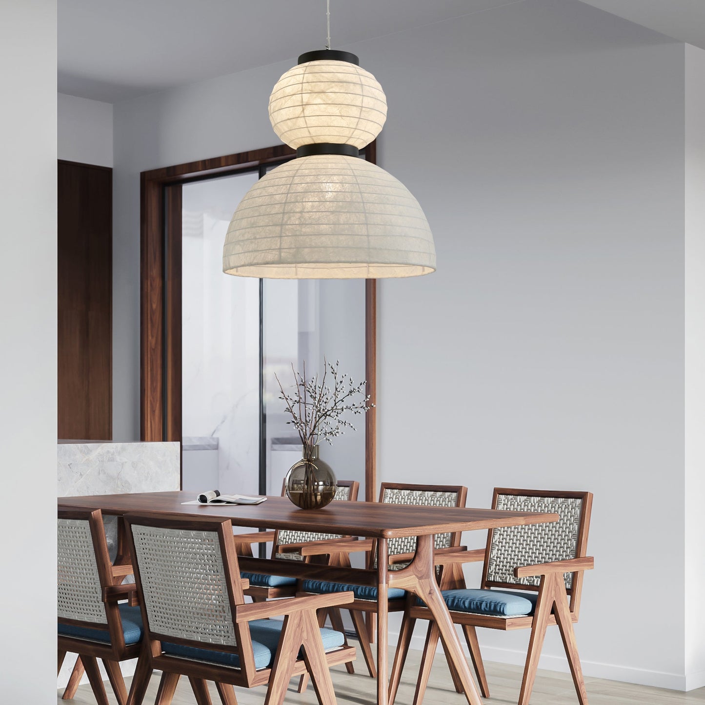 Modern Silk Pendant Light Pendant light