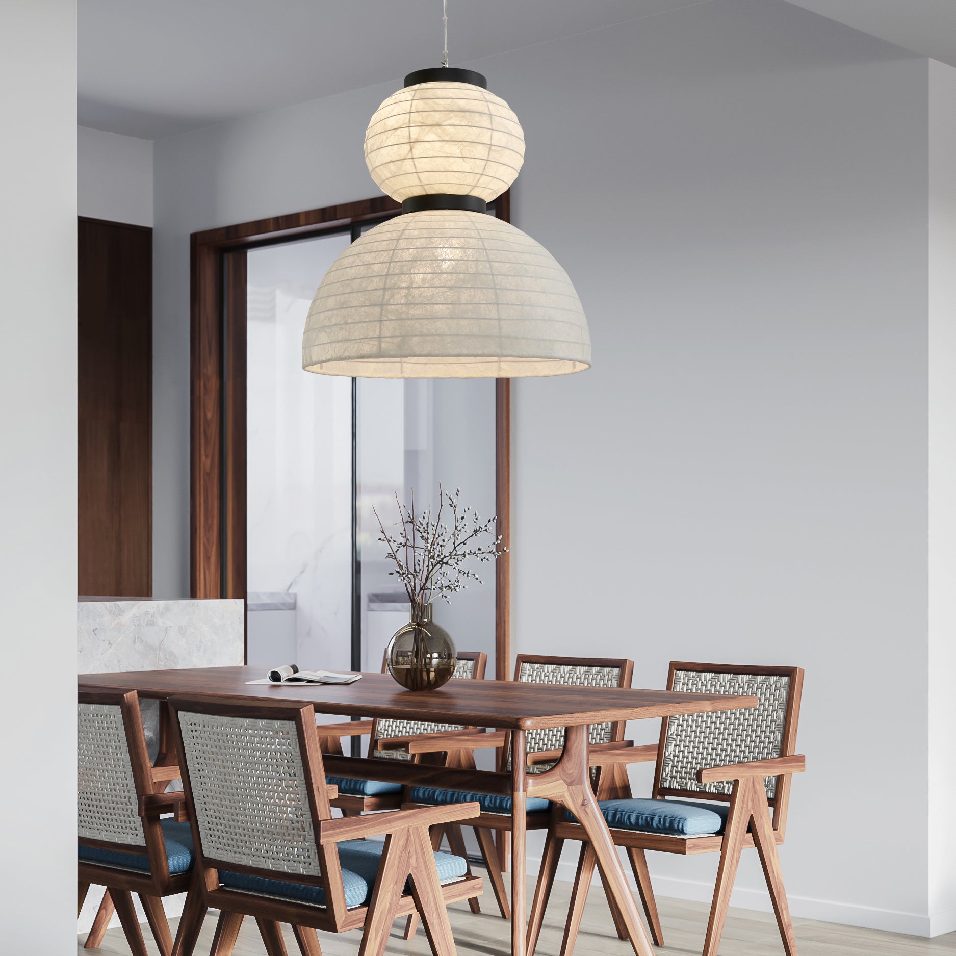 Modern Silk Pendant Light Pendant light