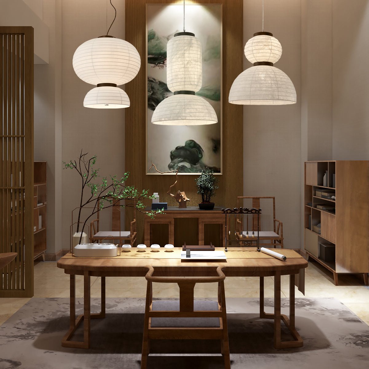 Modern Silk Pendant Light Pendant light