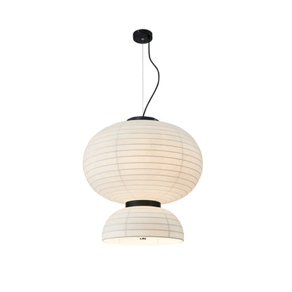 Modern Silk Pendant Light Dia 21.7″ x H 22.8″ / Dia 55cm x H 58cm / Black & White Pendant light
