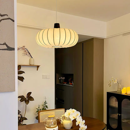 Silk Lantern Pendant Light Dia 19.7″ x H 11.8″ / White Pendant light